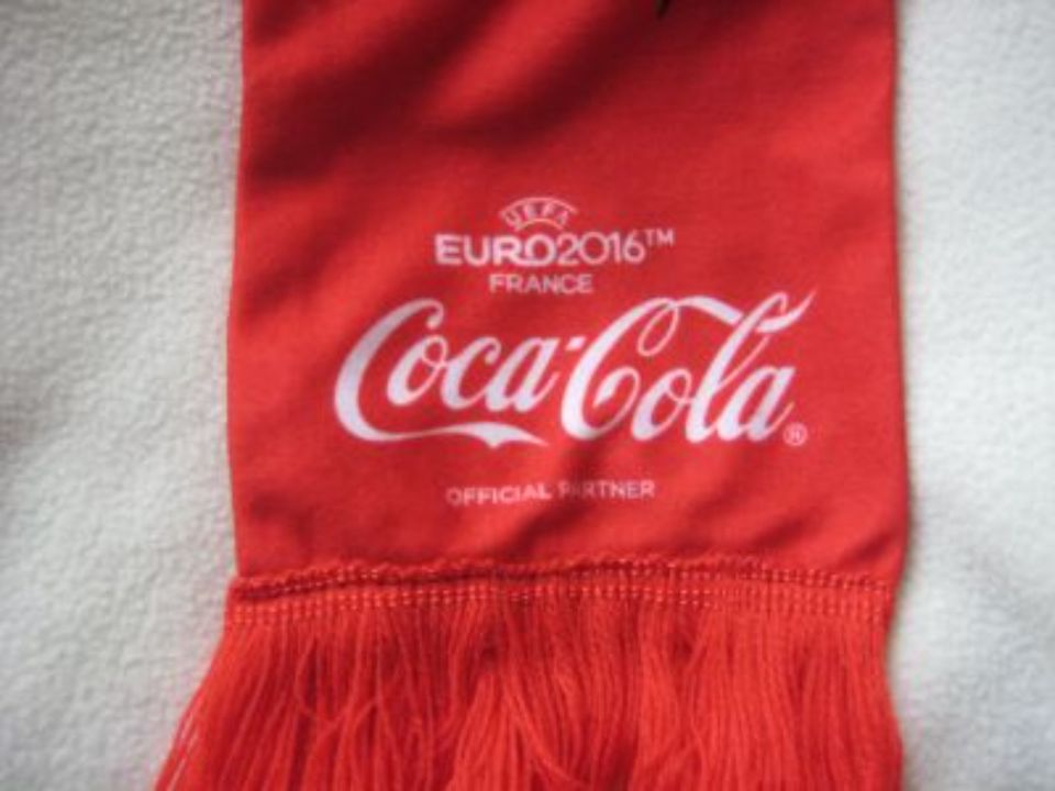 UEFA Euro 2016 EM Coca Cola Deutschland Schal 112cm in Kronach