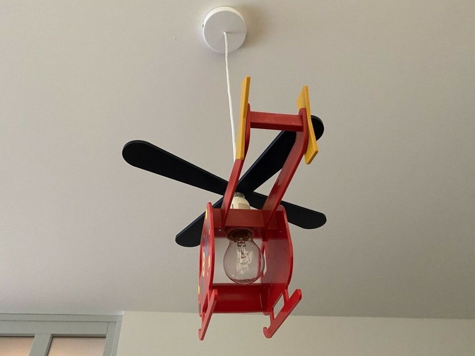 Bunte Hubschrauber/Helikopter Decken Lampe/Leuchte Kinderzimmer in Dresden