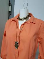 Sportliche Peckott Bluse Hemd  Gr. 42  lachs apricot Rheinland-Pfalz - Lorscheid Vorschau