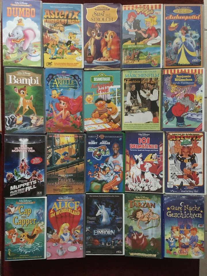 20 VHS viele Walt Disney, Sesamstraße, Amy, Benjamin Blümchen in Köln