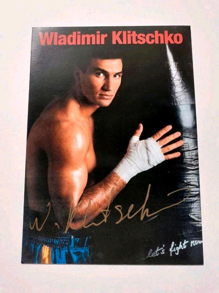 Handsigniert. W.Klitschko und George Foreman Autogramm. in Bergisch Gladbach