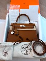 Hermes Kelly Bag 25 Tasche Braun Sellier Barenia Leder Full-Set Hamburg-Nord - Hamburg Winterhude Vorschau