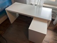 Schreibtisch mit Ausziehplatte, weiß, 151x65 cm Niedersachsen - Neuenkirchen - Merzen Vorschau