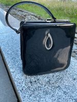 Stylische Lack Leder Handtasche aus den 70iger Jahren/ Vintage Schwarzatal - Oberweißbach Vorschau