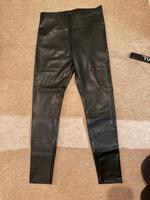 Leder Leggins schwarz gefüttert Nordrhein-Westfalen - Brühl Vorschau