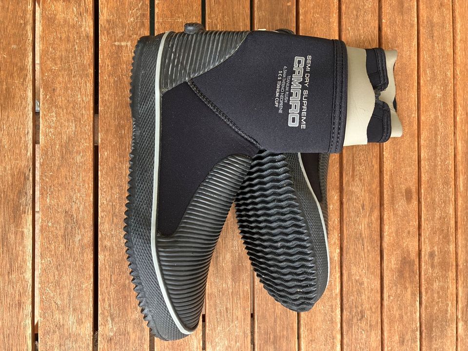 Camaro Tauchen Neopren Set Schuhe Gr. 39, Handschuhe und Haube in Blaustein