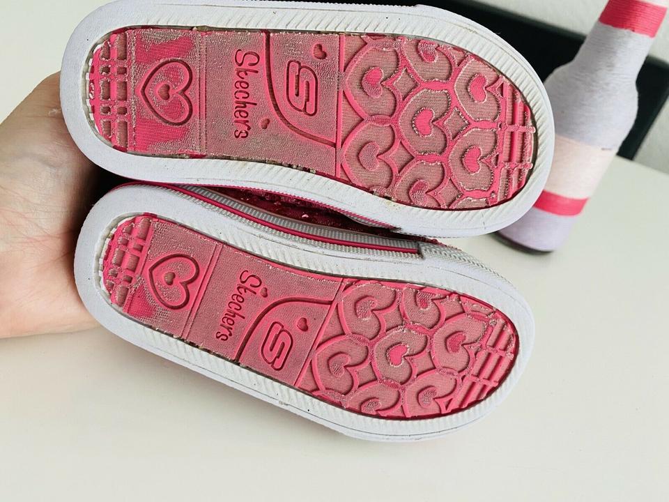 Schuhe v. SKECHERS Sneaker Halbschuhe Gr. 23 rosa pink, blinken in Rheinstetten