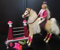 Springpferd Tawny mit Barbie Reiterin von 2007  Mattel Freiburg im Breisgau - Au  Vorschau