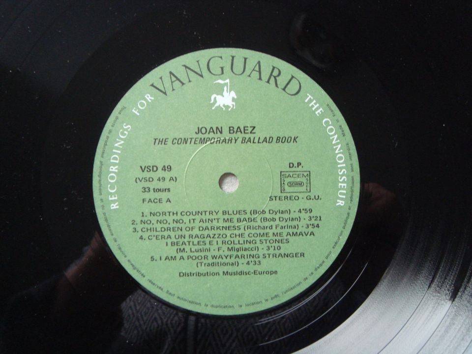 DoppeLP Schallplatte Vinyl Joan Baez The Contemporary Ballad Book in Seligenstadt