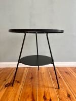 Beistelltisch im Retro Design aus Metall mit Glasplatte Berlin - Mitte Vorschau