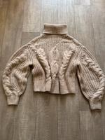 Zara Strickpullover Wolle Rollkragen Beige Oberteil Oversize S Sachsen - Limbach-Oberfrohna Vorschau