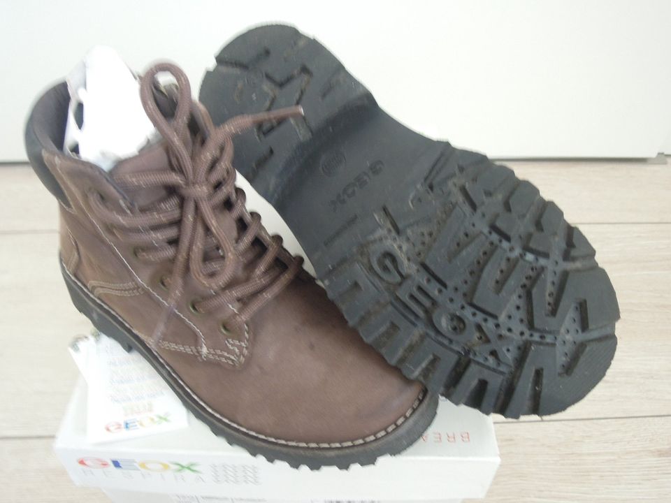 Geox Boots Junge Kurzschaft Stiefel, braun Gr. 31 in Magdeburg