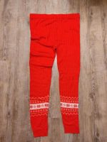 Weihnachts Leggings rot XL 44/46 Esmara Winter Hose Niedersachsen - Badbergen Vorschau