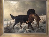 Winterlandschaft mit Appotierhund, Ludwig Benno Fay 1859-1906 Bayern - Alzenau Vorschau