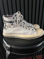 Diesel Industry Sneaker high weiß hellgrau Leder gestreift Bayern - Vöhringen Vorschau