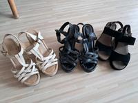 3 Damen Keilabsatz 37 pumps schwarz weiß Damen  Schuhe Nordrhein-Westfalen - Krefeld Vorschau