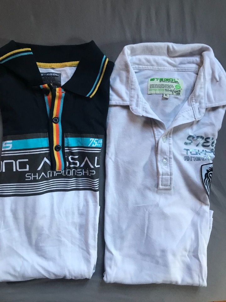 2er SET Polo-Shirt, Größe XL, mit gestickten Logo ! in Hohenahr