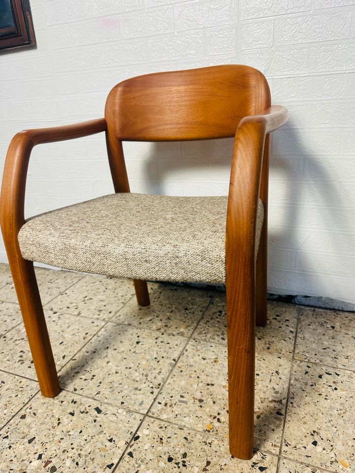Teak Sessel Vintage Armlehner 60s Lehnstuhl Schreibtisch Stuhl in Rodenberg