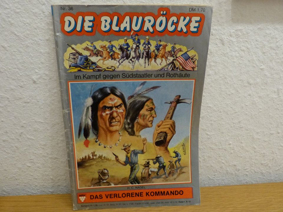 Western-Romanheft "Die Blauröcke", Kelter Verlag in Bielefeld
