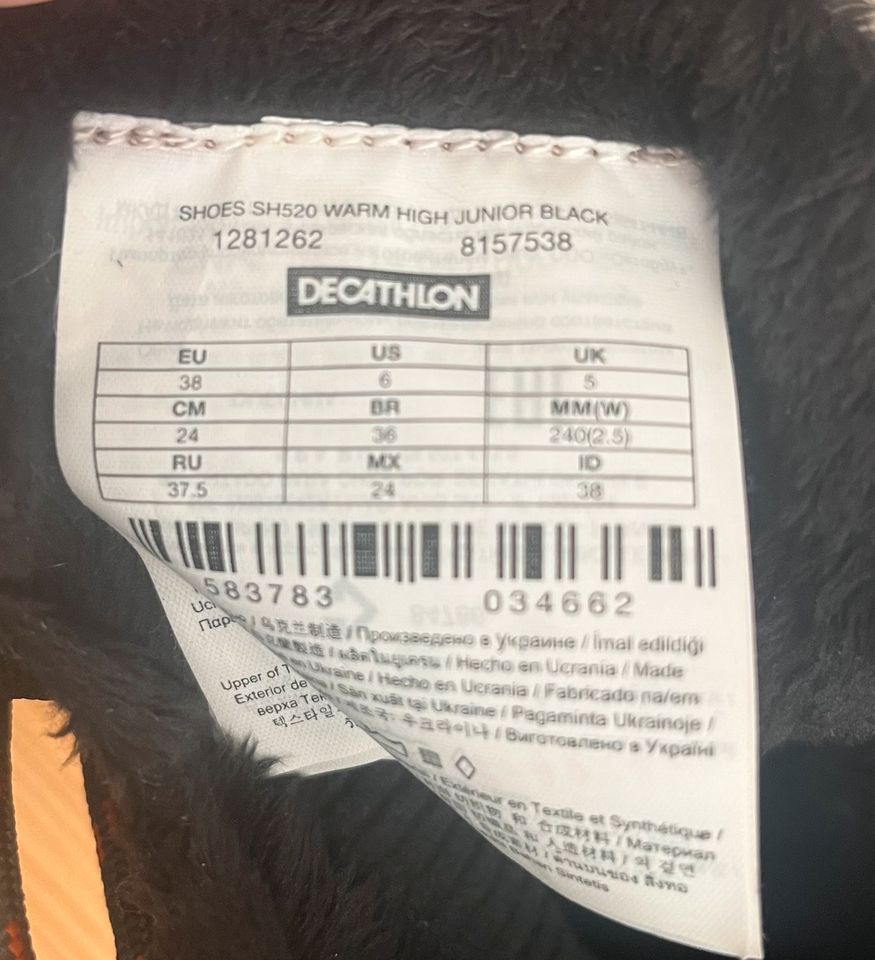 Schneestiefel Gr. 38 Quechua (Decathlon), Waterproof neuw. in Schwetzingen