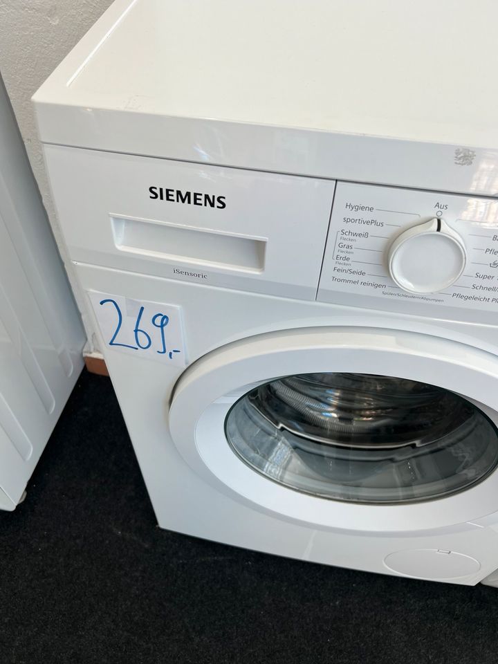 SIEMENS Waschmaschine 8Kg 1 JAHR Gewährleistung + Lieferung ✅ in Peine