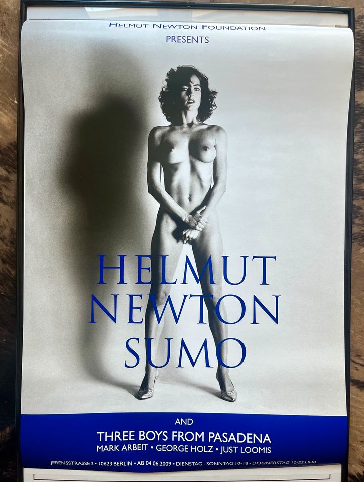 Helmut Newton Sumo Poster in Berlin
