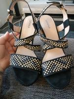 HighHeels - Catwalk, Größe 39, schwarz-Gold Berlin - Hellersdorf Vorschau