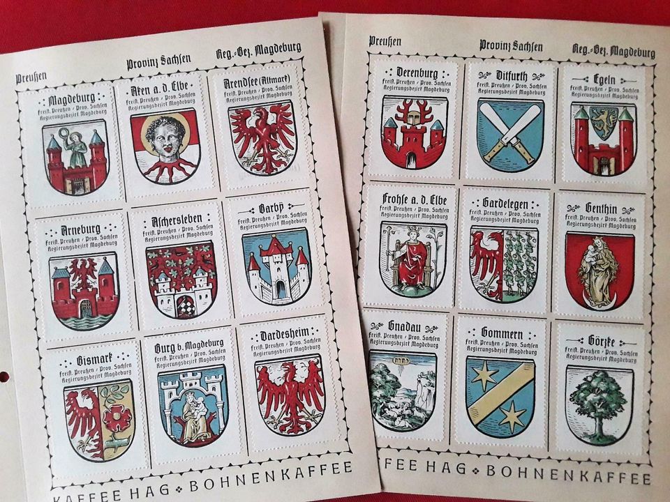 Deutsche Ortswappen - Kaffee HAG - Preußen - Oberschlesien... in Berlin