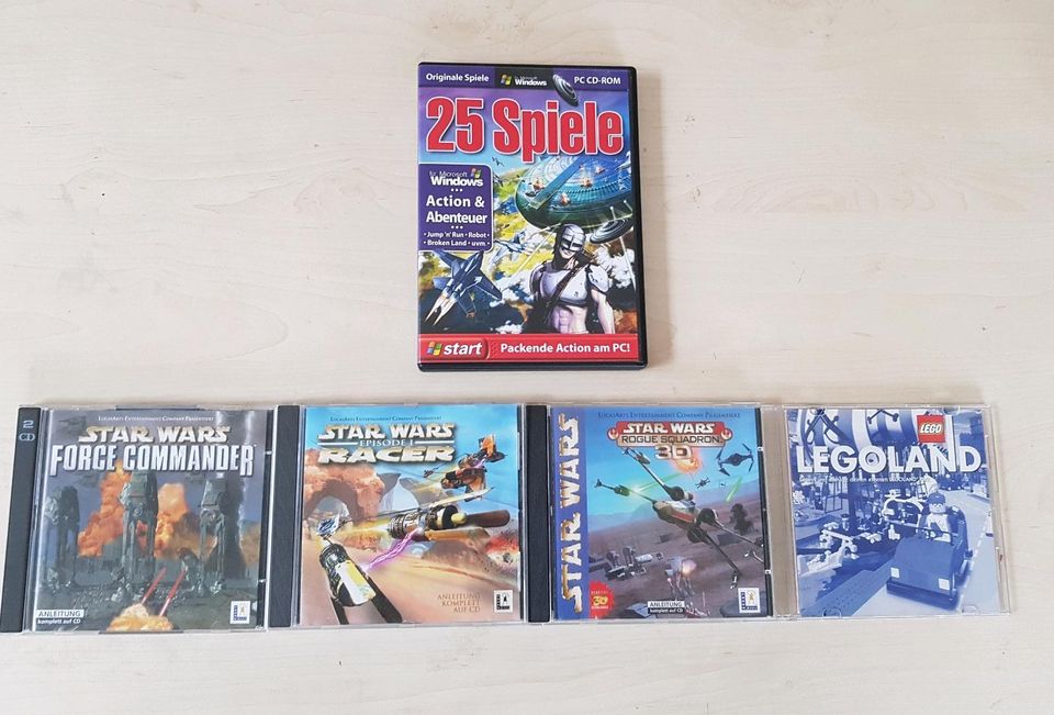 Verkaufe 5 Spiele (CD) in Rötz