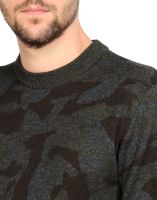 YOOX Camo Pullover Wolle XL Grün Braun Muster Winter Berlin - Wannsee Vorschau