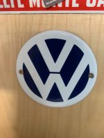 VW Käfer Brezel Ovali Volkswagen Emaille Schild Hessen - Hüttenberg Vorschau