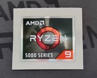 AMD Ryzen 9 5000 Series Aufkleber Case Gehäuse PC Sticker Sachsen - Chemnitz Vorschau