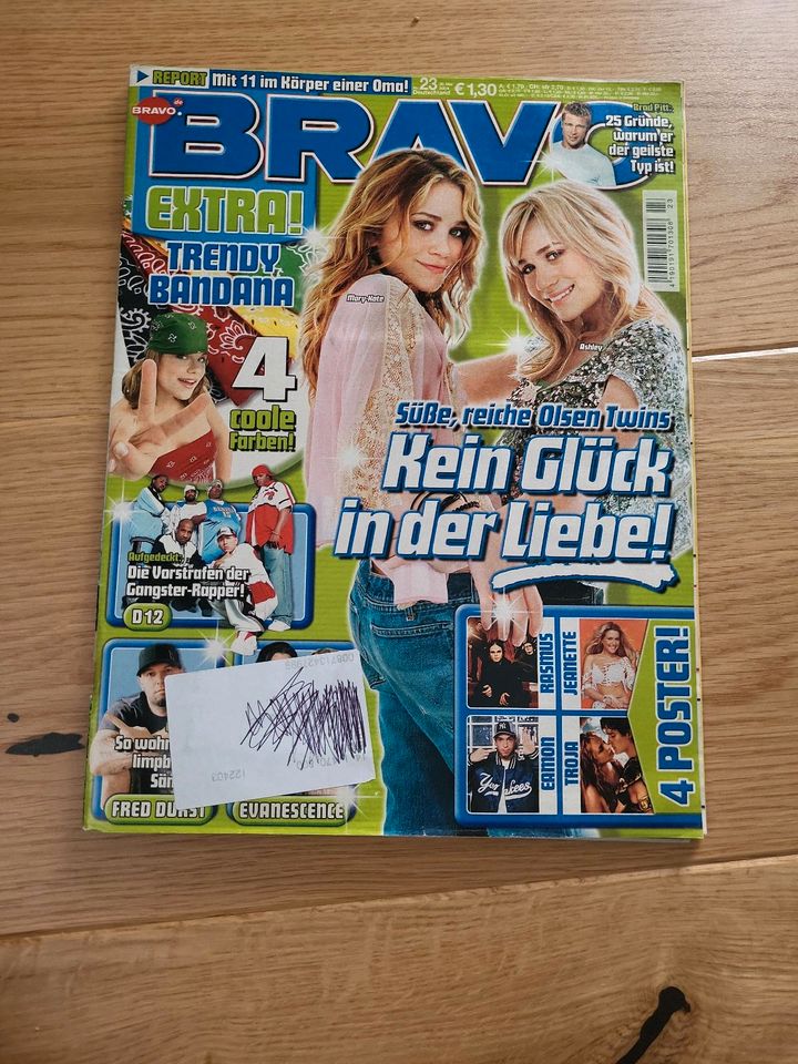 Bravo Nr. 23 Mai 2004 süße, reiche Olsen Twins in Düsseldorf