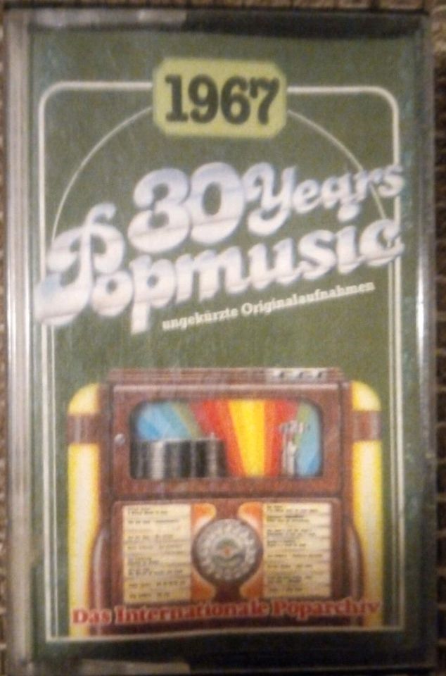 30 years Popmusik  Kassetten Liste z.b.1957,1961,1962,1967 in Troisdorf