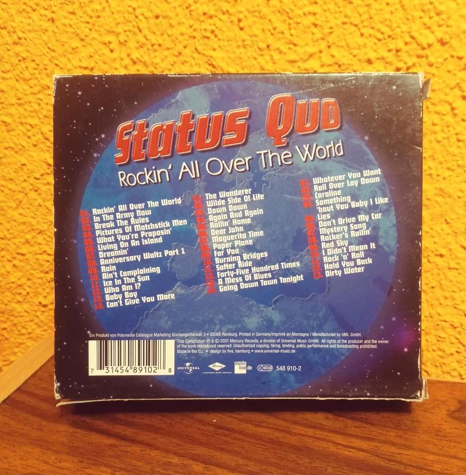 CD gebraucht: STATUS QUO, Rockin' all over the world, 3er Box in Zernin