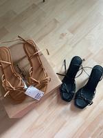 Sandalen H&M schwarz&beige 40 Düsseldorf - Pempelfort Vorschau