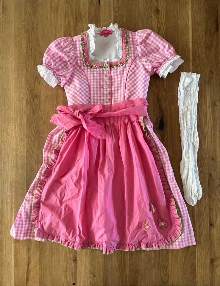 Kids Kinder Mädchen Dirndl Krüger Madl 122 incl. Versand in Wernau