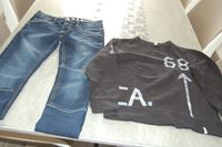 1 blaue Jeans  Gr. 140, Denim,    1 Pullover   Gr. 140  Esprit Saarland - Friedrichsthal Vorschau