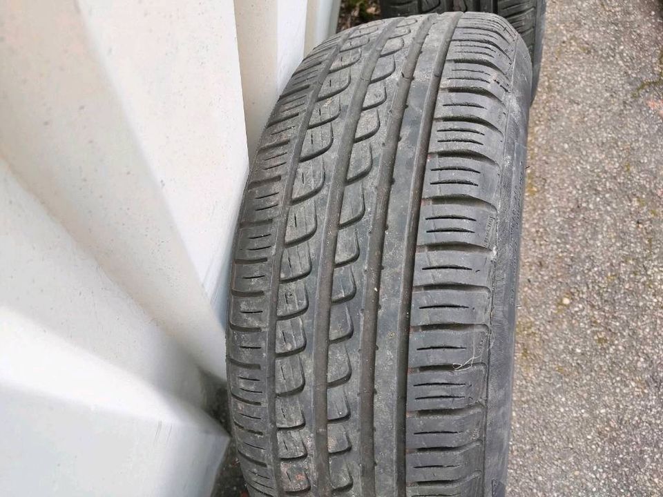 4 Opel Omega A Räder, 15 Zoll Alufelgen mit Pirelli P7 Reifen in Baden-Baden