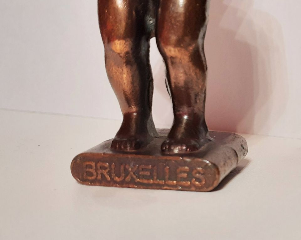 Vintage Bronze Korkenzieher Bruxelles Manneken pis in Bochum