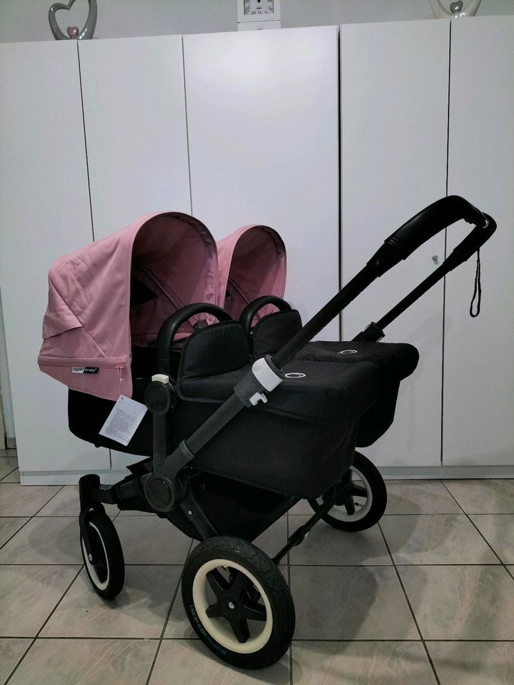 ⭐bugaboo donkey twin⭐Versand⭐schwarz/soft pink Zwillingswagen in Paderborn