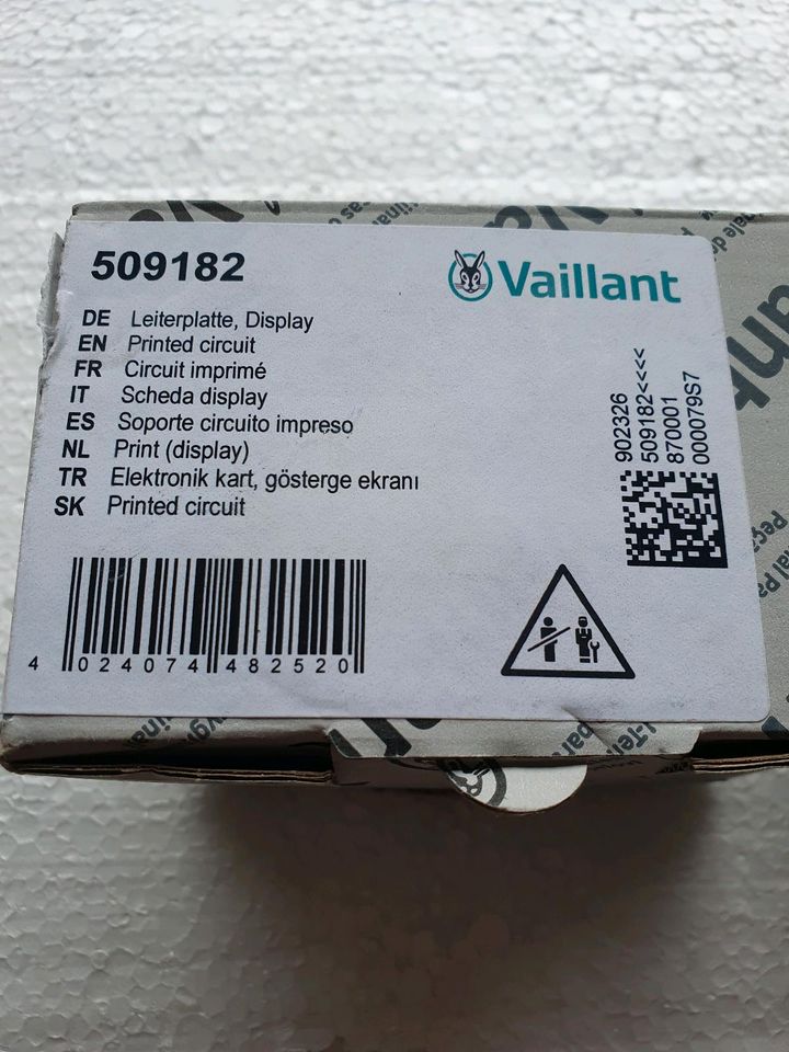 VAILLANT Leiterplatte (Display) VC 356/2 466/2-E VKK.../2 VKO 246 in Ratingen