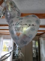 Heliumballon Herz Silber,  30 cm Rheinland-Pfalz - Mengerschied Vorschau