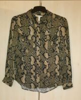 Bluse - khaki beige schwarz Gr. 38 Schlangenprint - wie neu! Hessen - Hanau Vorschau