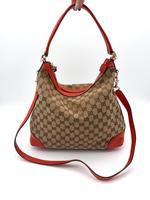 Gucci Miss GG Hobo Bag Canvas Tasche Leder Berlin - Mitte Vorschau