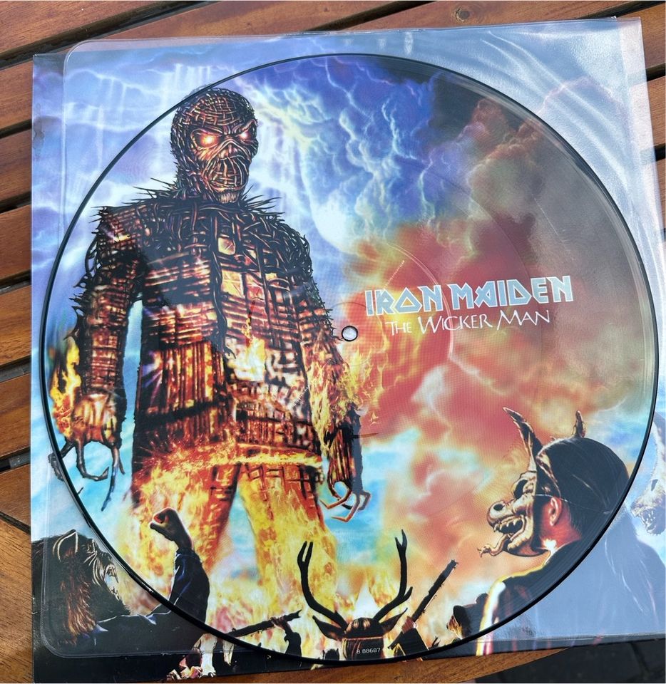 Iron Maiden Picture Disc 12“ The Wicker MAN „unbespielt“ in Zetel