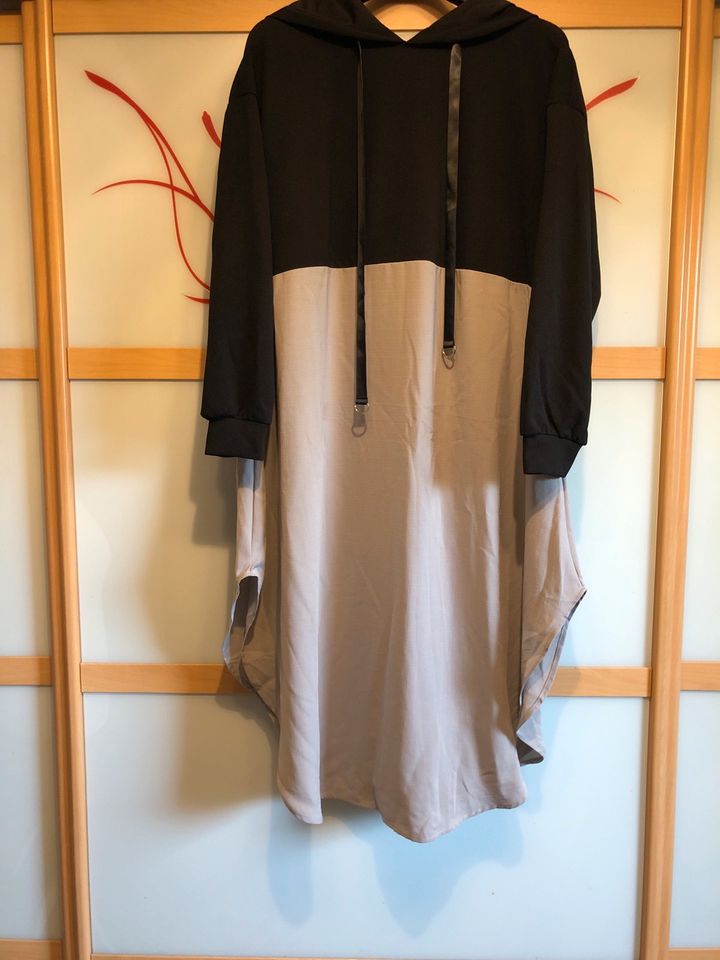 Shein Curve Tunika/Longshirt XL in schwarz/ grau in Hann. Münden