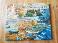 Acrylgemälde Hafen auf Leinwand Baden-Württemberg - Oberndorf am Neckar Vorschau