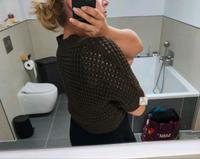 Gehäkeltes/ gestrickter Bolero kurzarm Gr. M braun Bayern - Neufahrn in Niederbayern Vorschau
