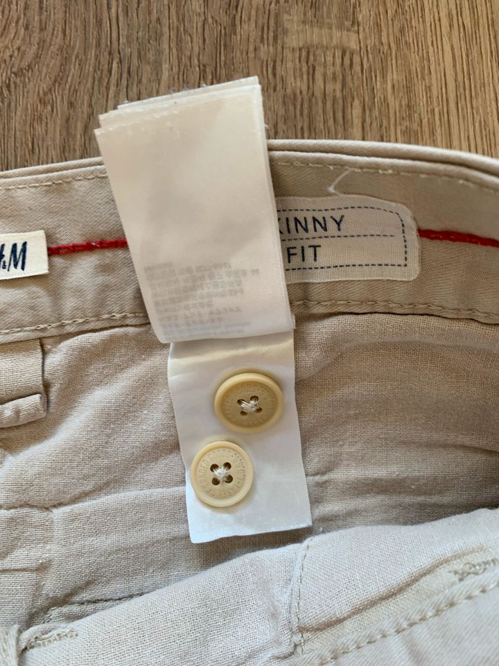 Chino, Hose, Herren, Beige, H&M, Größe 31 in Heiligenhaus